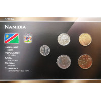 Namibia 1993-2008 year blister coin set