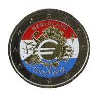 Netherland 2012 Ten years of the Euro Colored