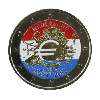 Netherland 2012 Ten years of the Euro Colored