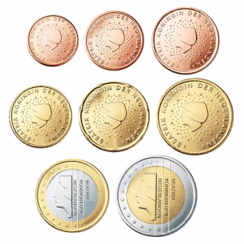 Netherland 2005 Euro coins UNC set