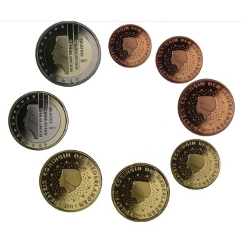 Netherland 2011 Euro coins UNC set