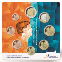 Netherland 2016 Euro coins BU set