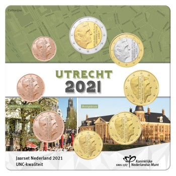 Netherlands 2021 Euro coins set UTRECHT Netherlands 2021 Euro coins set UTRECHT