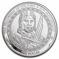 New Zealland 2021 Lord Of The Rings Boromir Ag999 1oz