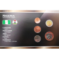 Nigeria 1991-2006 year blister coin set
