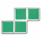 Niue 2023 S-Tetrimino Block (Green) 1 oz Silver