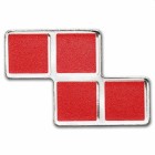 Niue 2023 Z-Tetrimino Block (Red) 1 oz Silver