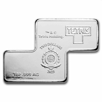 Niue 2023 Z-Tetrimino Block (Red) 1 oz Silver