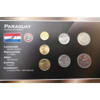Paraguay 1992-2006 year blister coin set