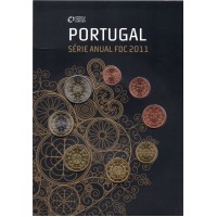 Portugal 2011 Euro coin BU set FDC