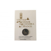Portugal 2020 730 anniversary of the University of Coimbra BU in coin card