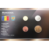 Romania 2005-2007 year blister coin set