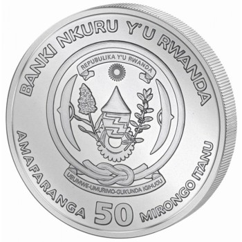 Rwanda 2019 Year of the pig Lunar ounce