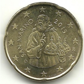 San Marino 2015 20 cent