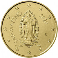 San Marino 2020 50 cent regular coin