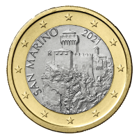 San Marino 2021 1 euro