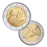 San Marino 2021 2 euro regular coin