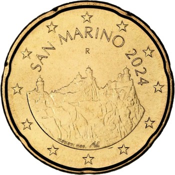 San Marino 2024 20 cent regular coin