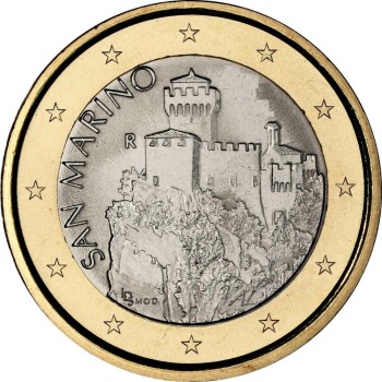 San Marino 2025 1 euro regular coin