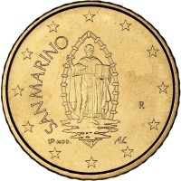 San Marino 2025 50 cent regular coin