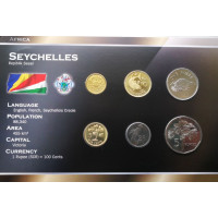 Seychelles 2003-2007 year blister coin set