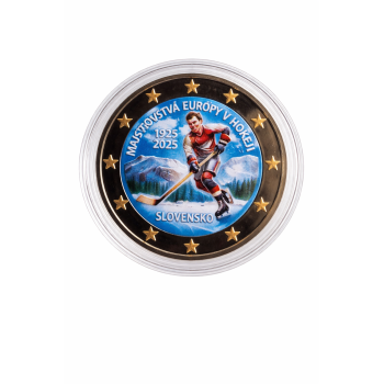 Slovakia 2025 100 years of the first European ice hockey championship colored