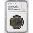Slovenia 2023 3 euro Mint Error Graded NGC MS66