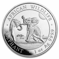 Somalia 2024 Elephant Ag999 1 oz BU