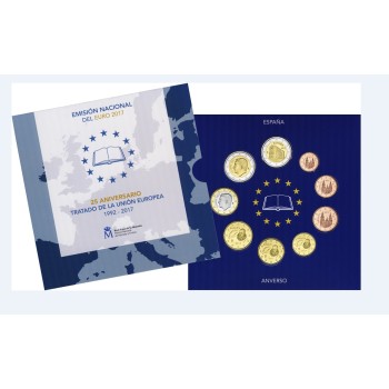 Spain 2017 euro coin BU set with comemmorative coin