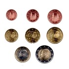 Spain 2018 Euro coins UNC Set