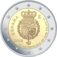 Spain 2018 50th anniversary of the birth of Felipe VI