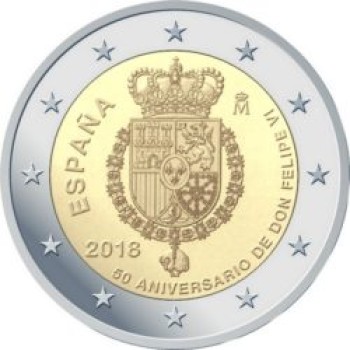 Spain 2018 50th anniversary of the birth of Felipe VI
