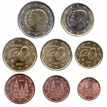 SPAIN - 1 € Euro circulation coin 2023 - King Felipe VI UNCIRCULATED