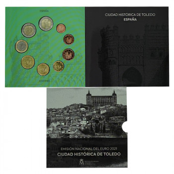 Spain 2021 Euro Coins BU Set