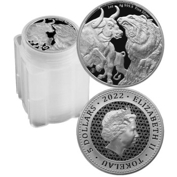 Tokelau 2022 Bull & Bear Ag999.9 1oz