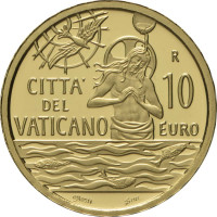 Vatican City 2021 10 euro The Baptism – MMXXI