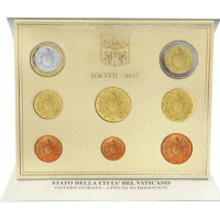 Vatican City 2017 Euro coins BU set 