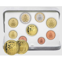 Vatican city 2020 Euro coin PROOF set with 50 euro gold coin