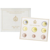 Vatican City 2005 Euro coin BU set SEDE VACANTE