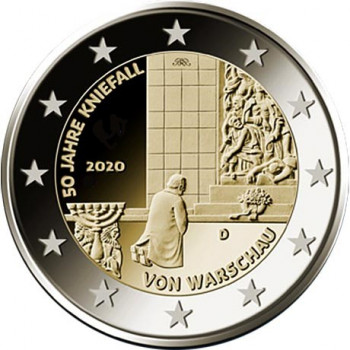 Germany 2020 50th anniversary of the Warsaw Genuflection (any random mint)