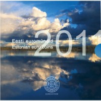 Estonia 2011 Euro coin BU set