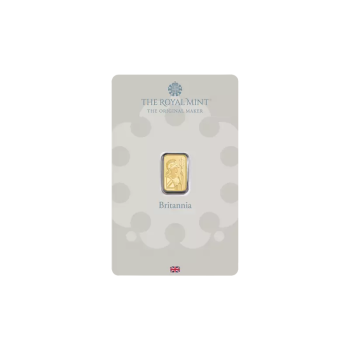 British Royal Mint Gold Bar 1g. Au999.9