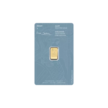 British Royal Mint Gold Bar 1g. Au999.9