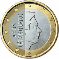 Luxembourg 2002 1 euro 