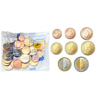 Luxembourg 2002 Euro coins Starter Kit