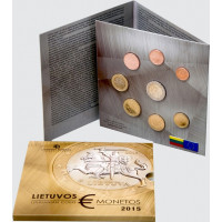Lithuania 2015 Euro coins BU set