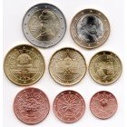 Austria 2011 Euro coins UNC set