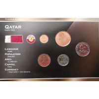 Qatar 2002-2006 year blister coin set